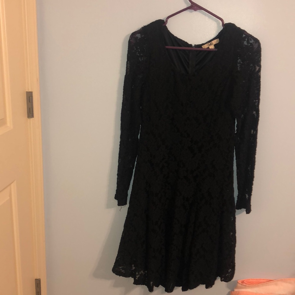 Black laced dress